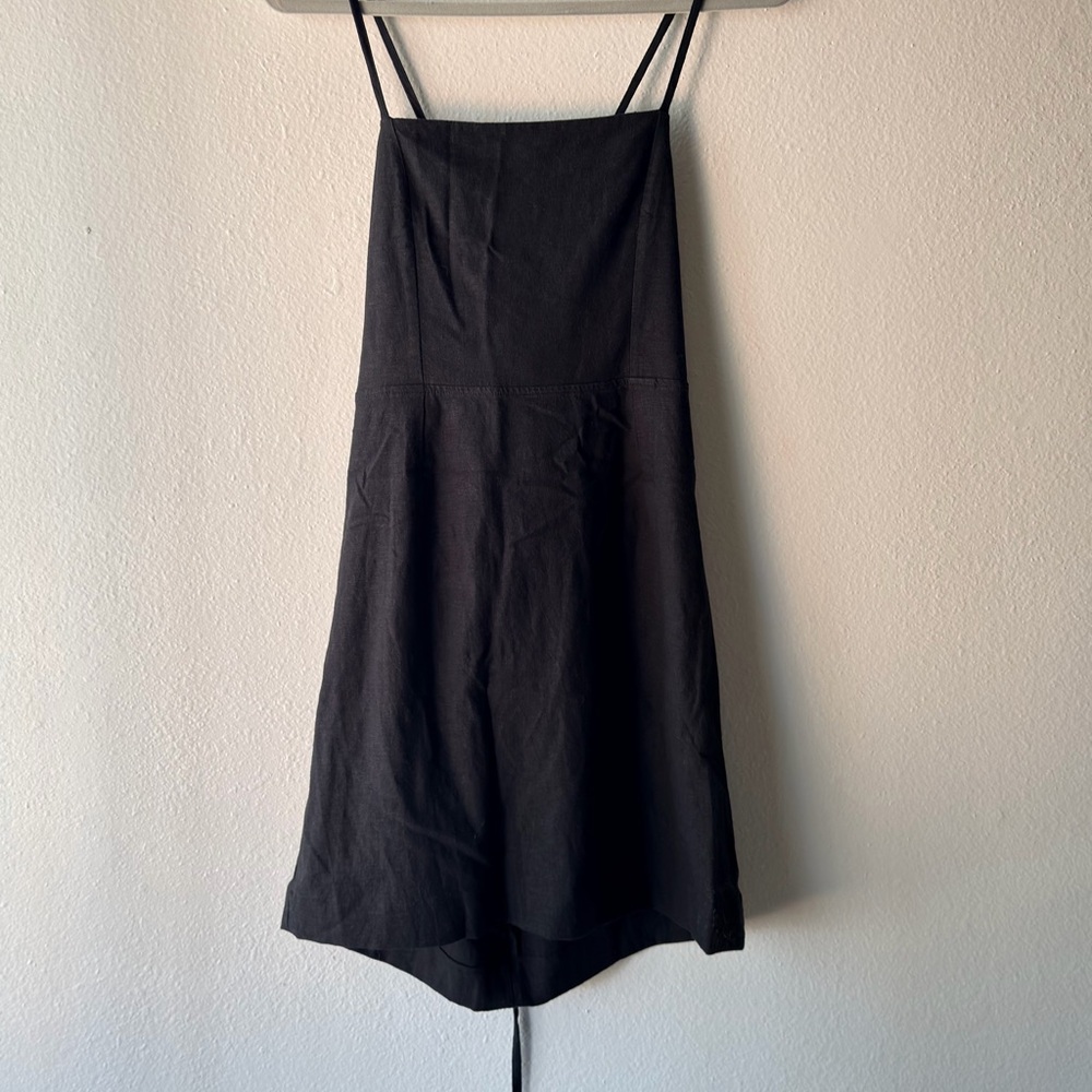 Wild Fable Black Mini Dress with Spaghetti Straps